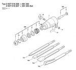 Bosch 2 607 018 297 MV 200 Chisel-Attachment-Kit Spare Parts